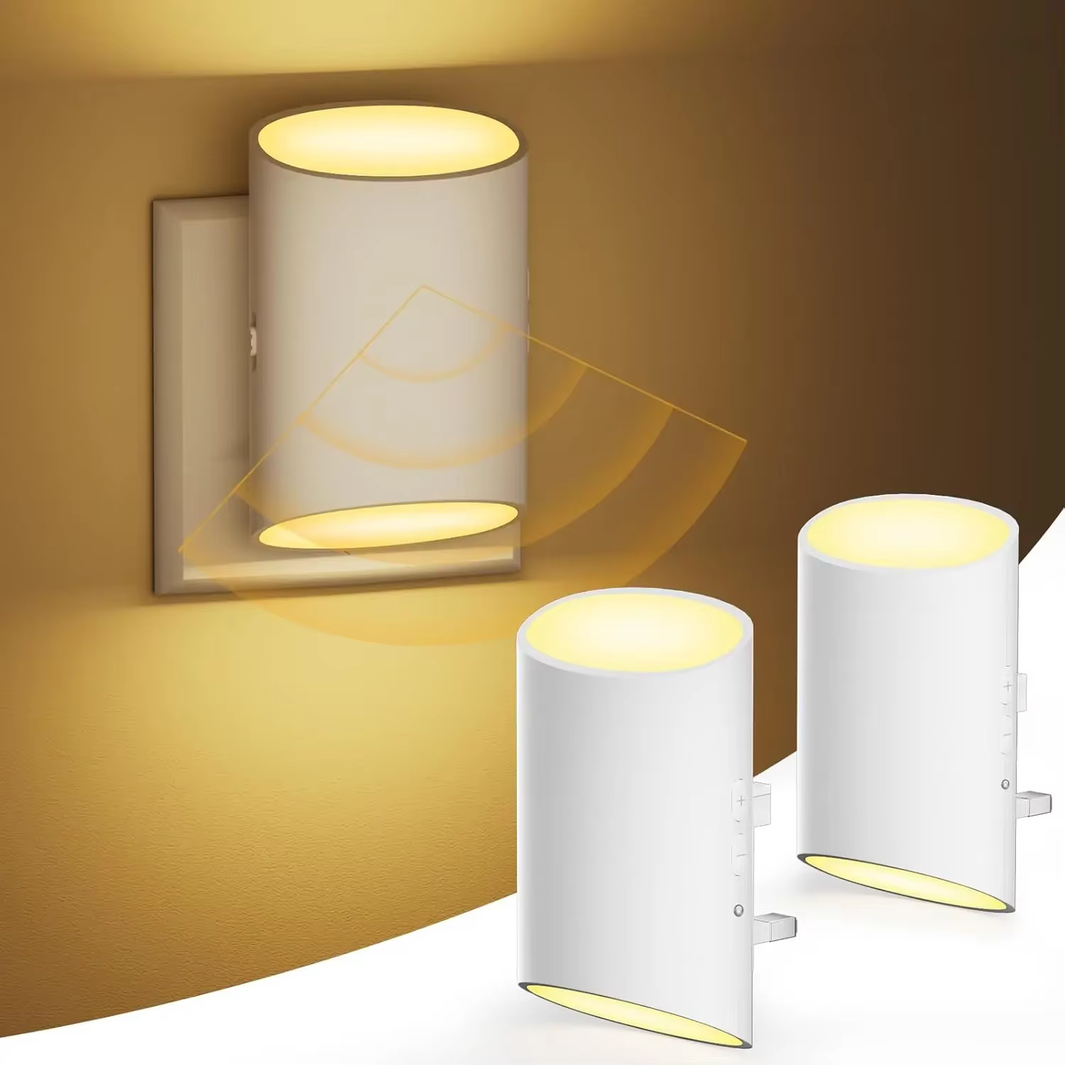 Veilleuse avec capteur de mouvement et lumière LED