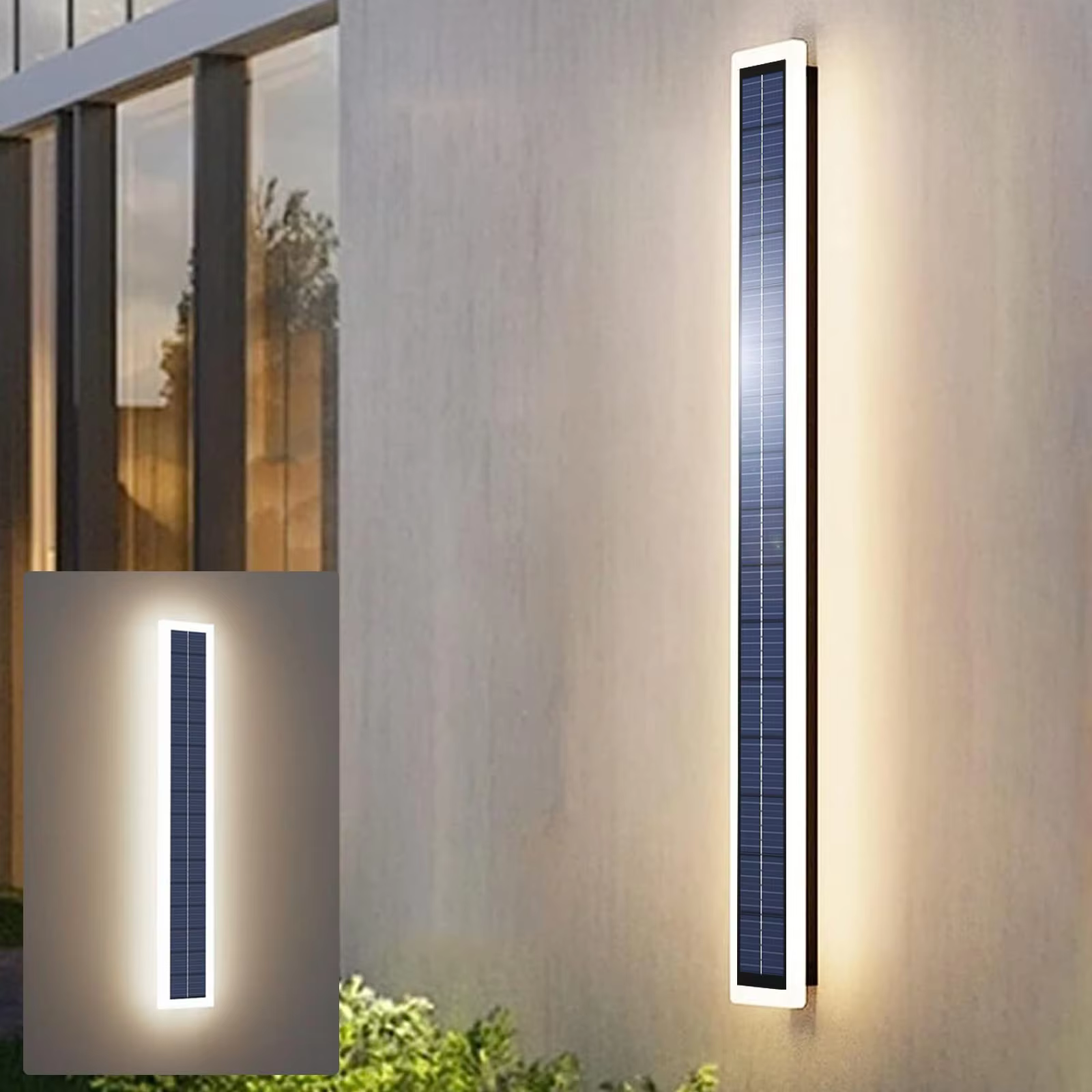 Appliques murales solaires extérieures IP65 LED 