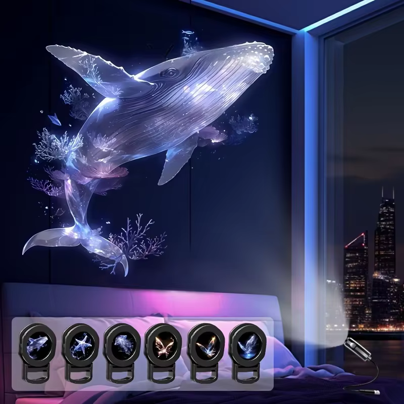 Projecteur LED avec motifs de projection