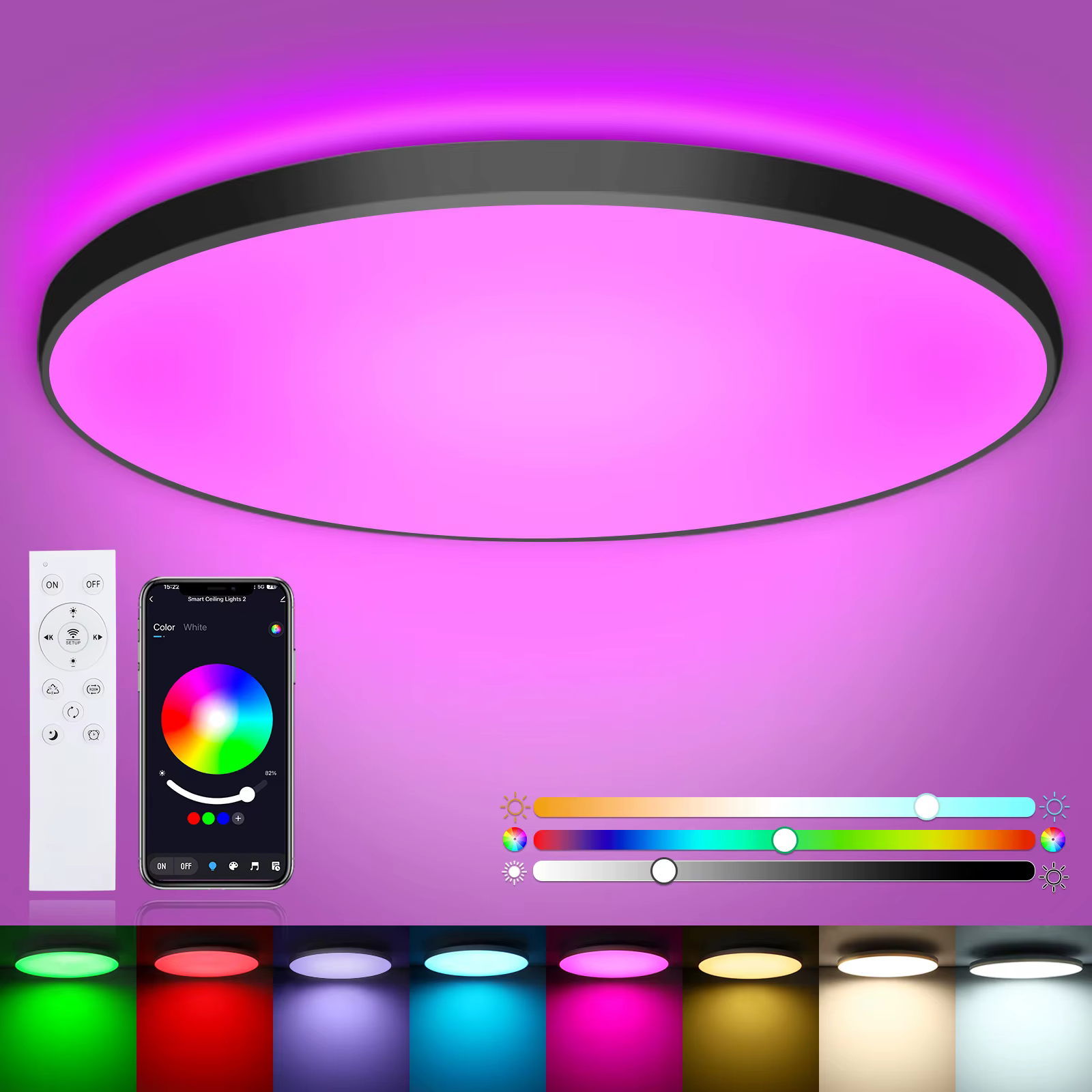 Plafonnier LED 24W 30cm