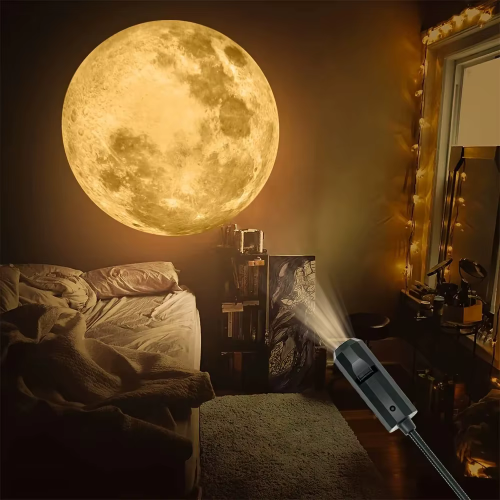 Lumière de projection , plafond, lune, terre