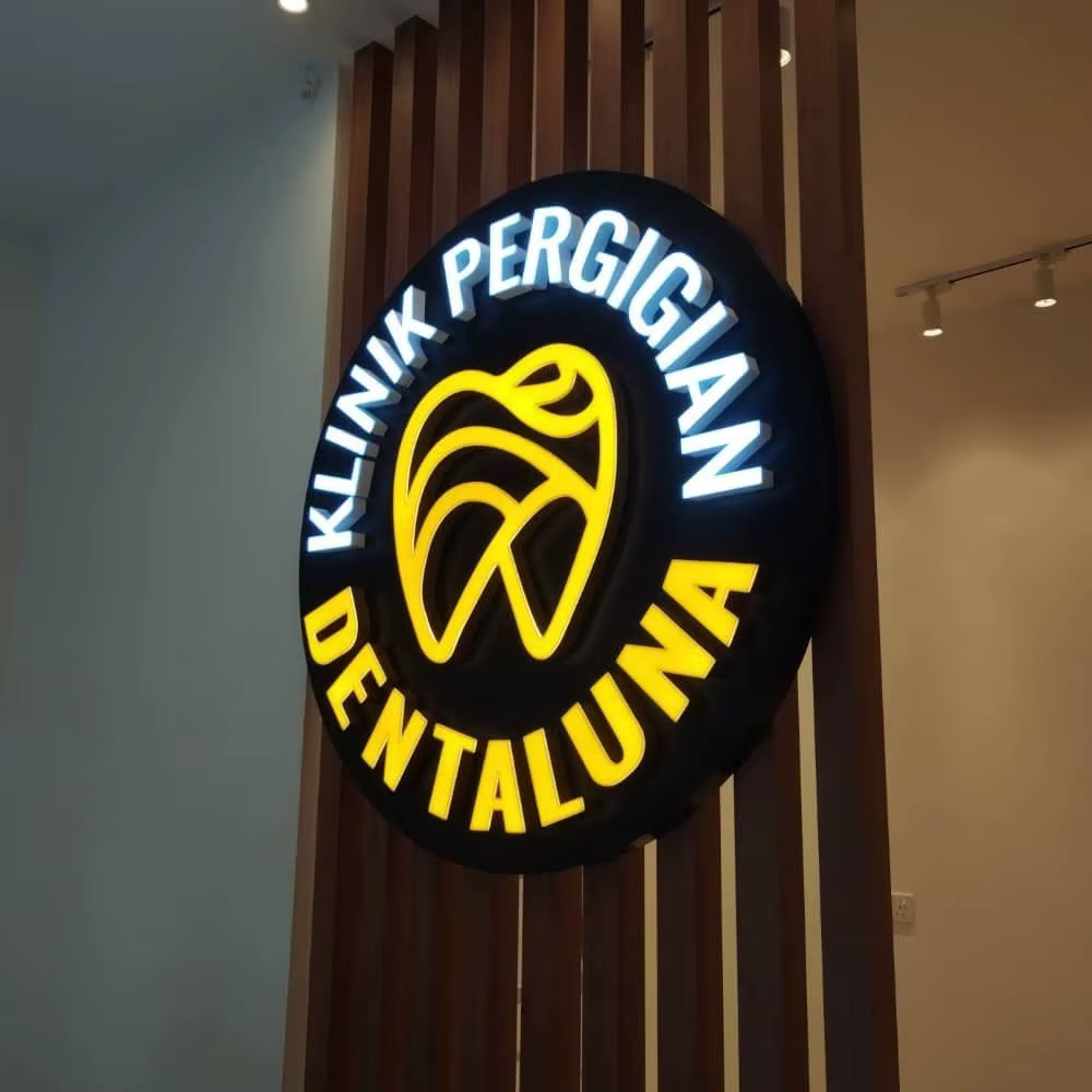 Enseigne Commerciale Extérieure Personnalisée, Boîte à Lumière LED