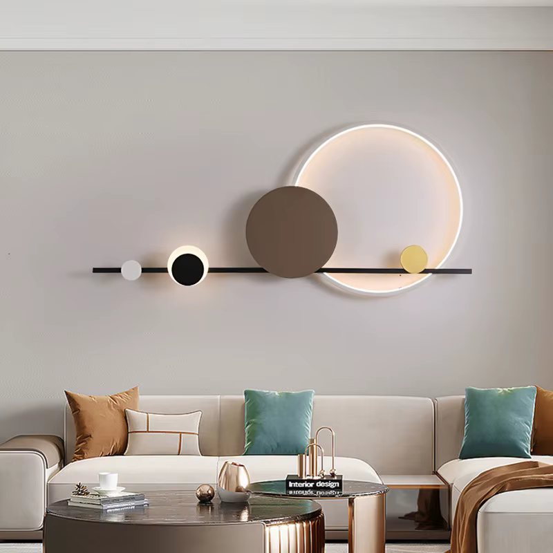 Moderne nordique Art déco mur LED