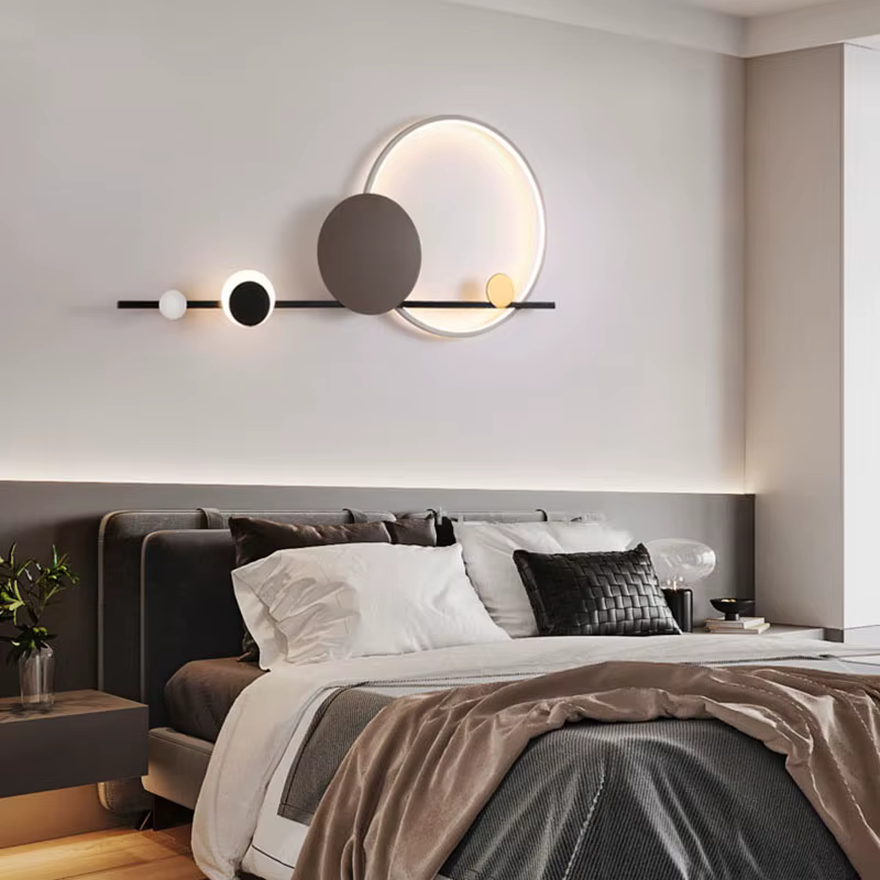 Moderne nordique Art déco mur LED