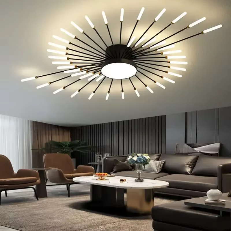 Lustre de plafond Led design pour salon
