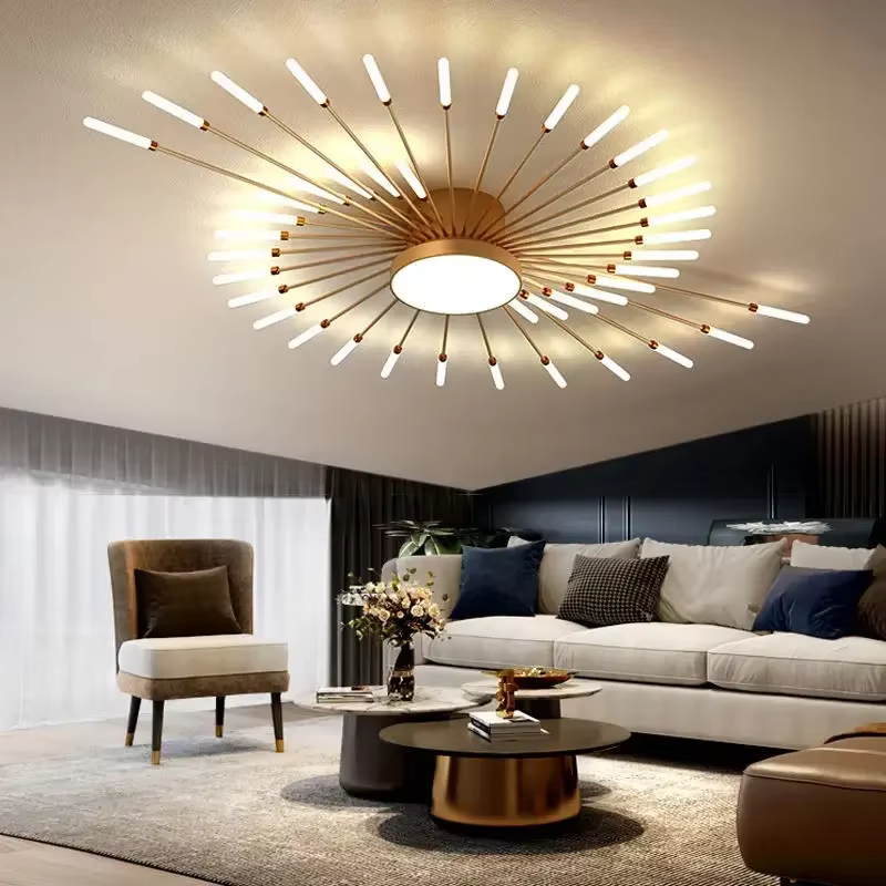 Lustre de plafond Led design pour salon