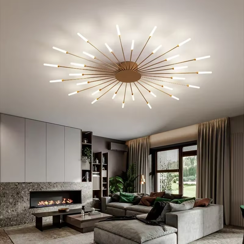 Lustre de plafond Led design pour salon