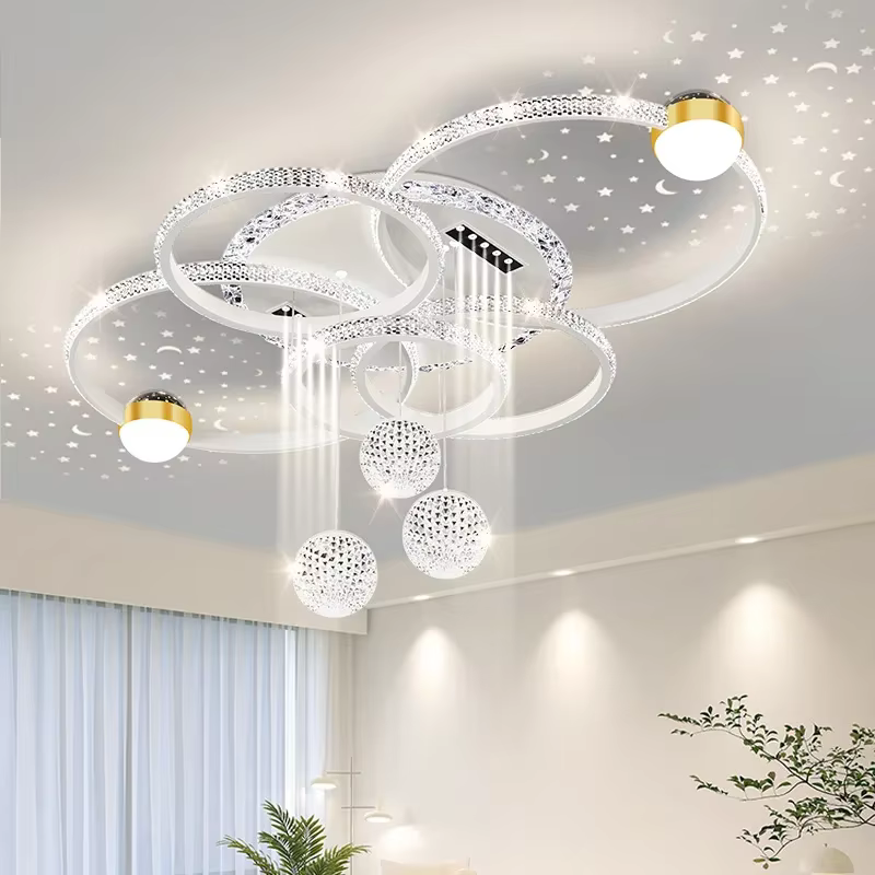 Plafond moderne à LED lumière pour salon