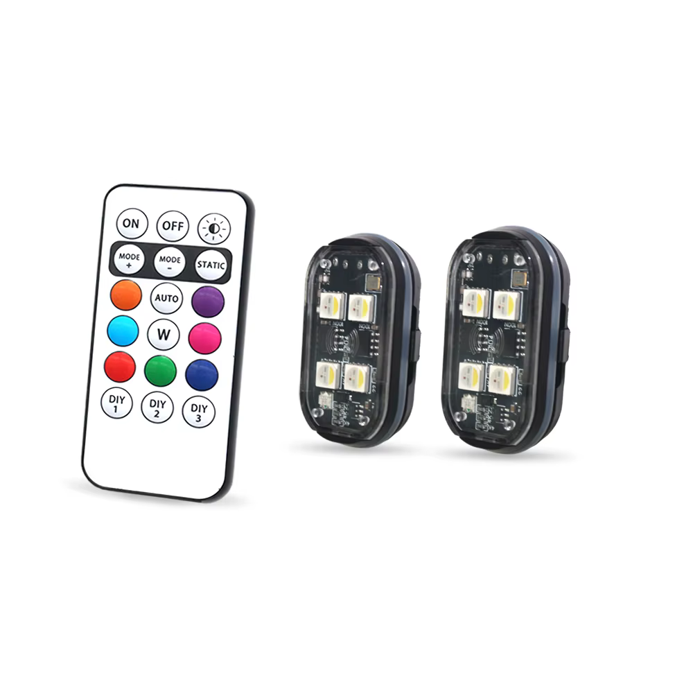 Lumières stroboscopiques LED sans fil pour Voiture 