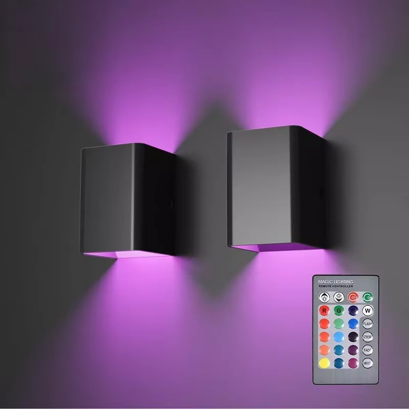 2 pièces mur LED lumières appliques chambre salon