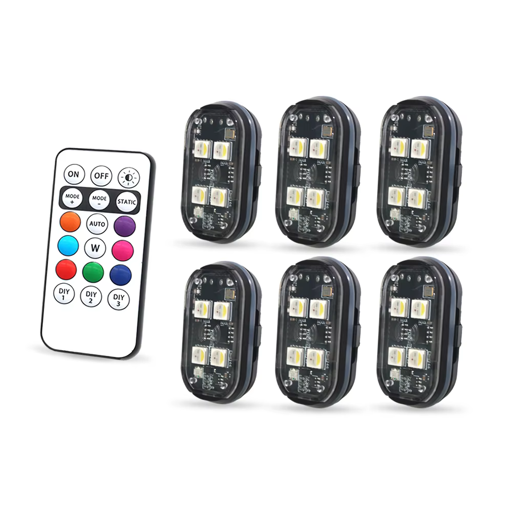 Lumières stroboscopiques LED sans fil pour Voiture 