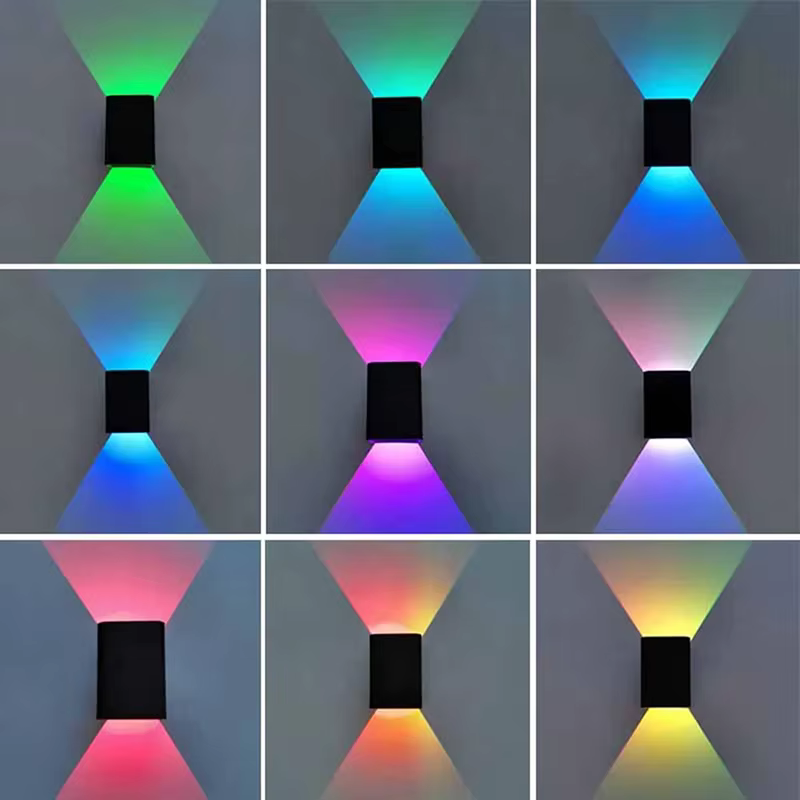 2 pièces mur LED lumières appliques chambre salon