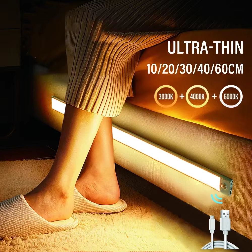 Lampe de nuit LED avec capteur de mouvement, sans fil 