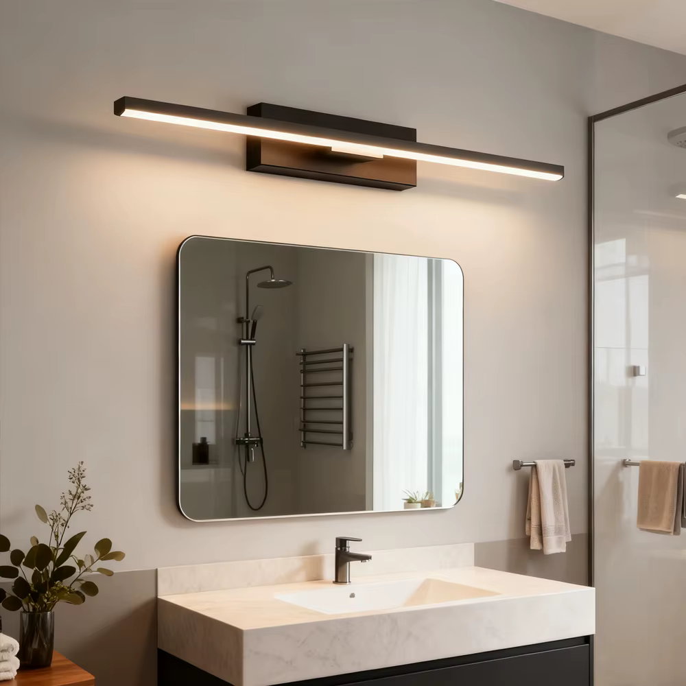 LED Mural Rotatif Salle de Bain