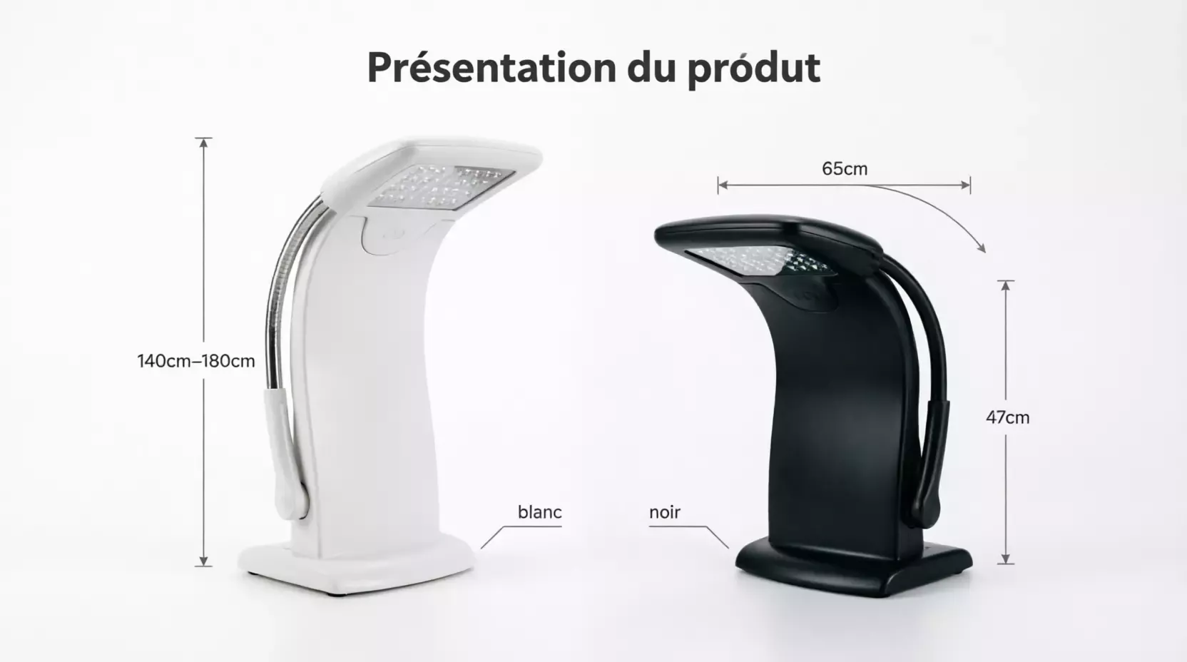 Lumière de remplissage demi-lune lumière vidéo LED pour le maquillage de beauté