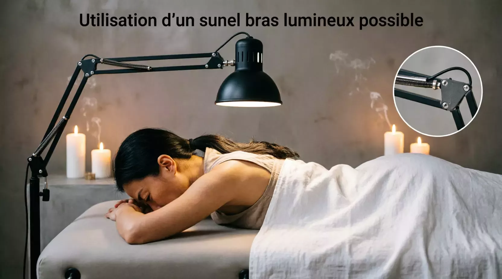 Lumière de remplissage demi-lune lumière vidéo LED pour le maquillage de beauté