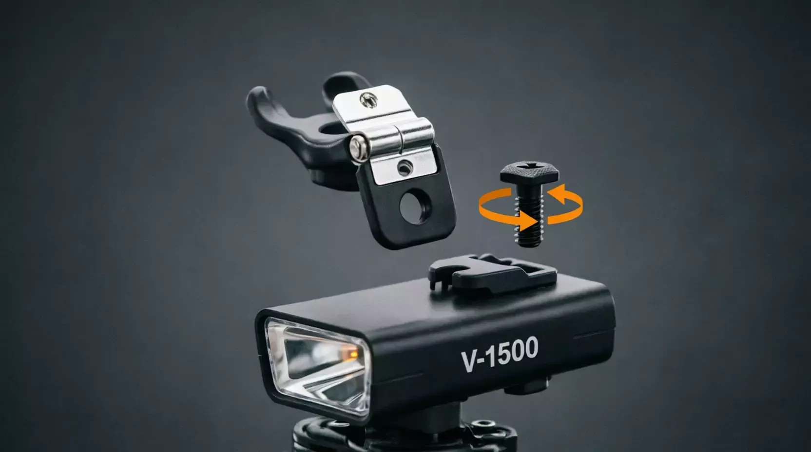 Lampe avant de vélo 1500 Lumens USB