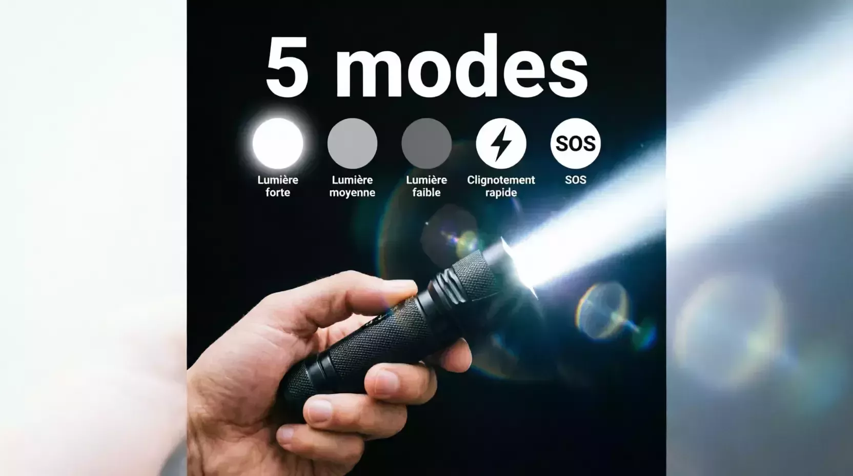 Lampe torche LED portable