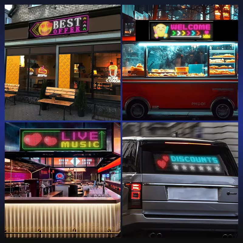 Panneaux publicitaires LED défilants